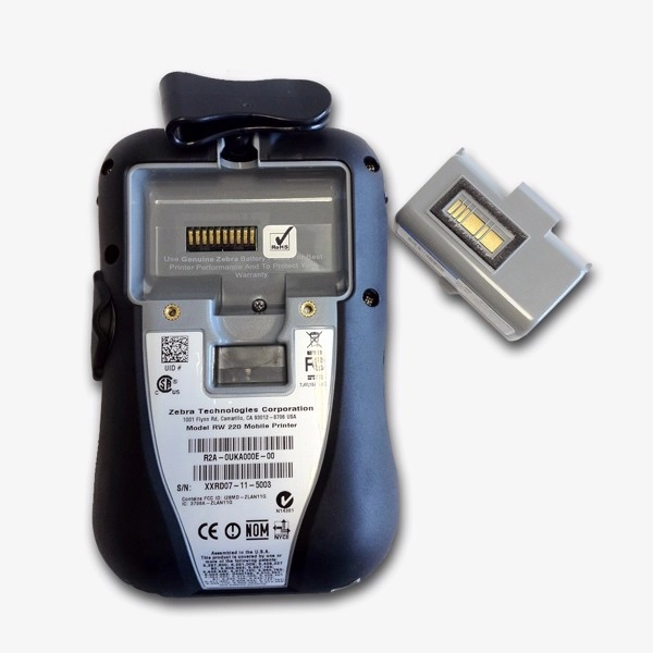 Мобильный принтер этикеток Zebra RW220 (R2D-0UGA000E-00)