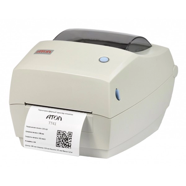 Настольный принтер этикеток Атол ТТ42 (45151)